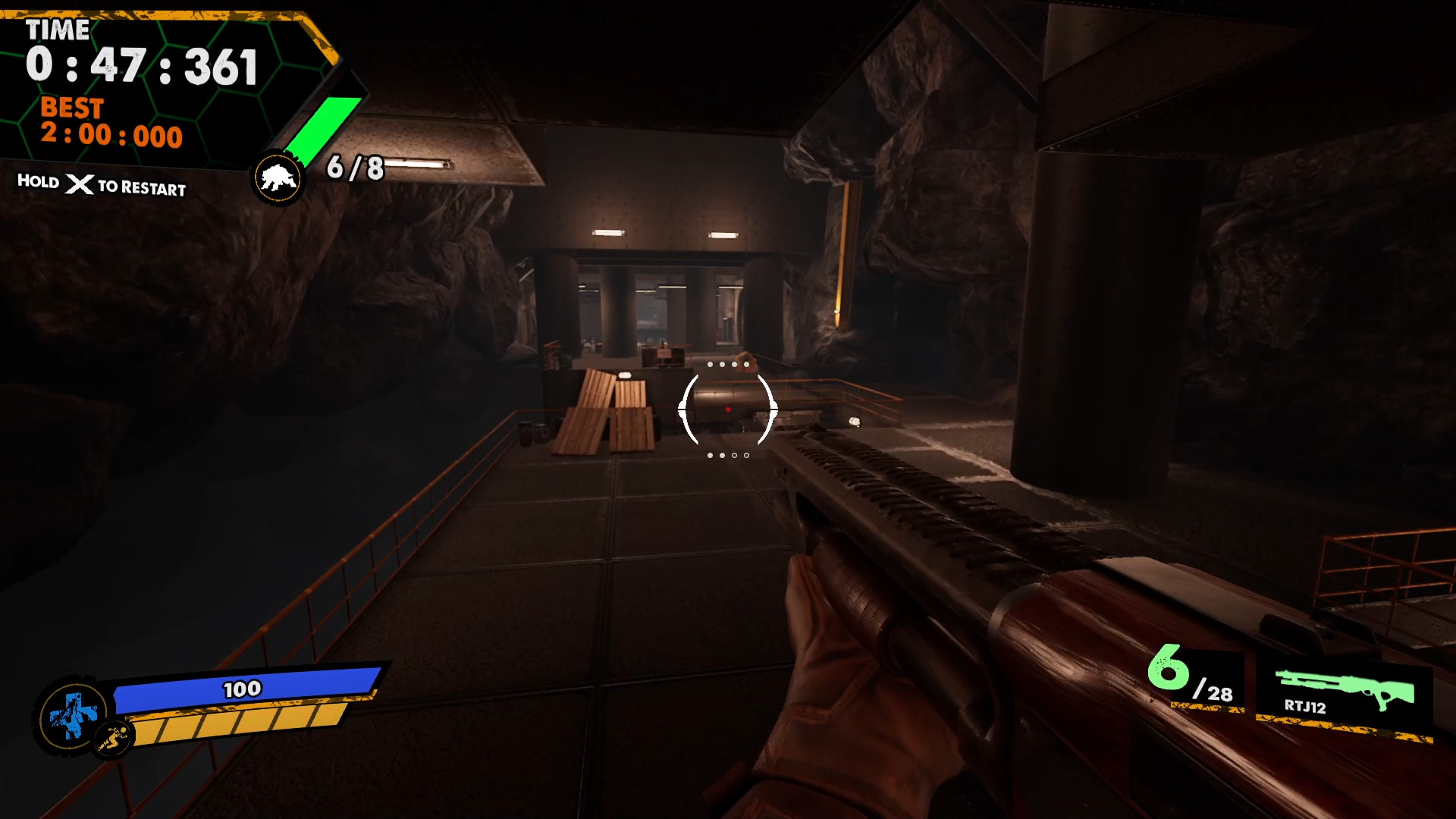 Traversal and time-trial gameplay.